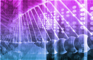 Medical Genetics or Genetic DNA Abstract Image